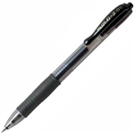 PILOT G2 RETRACTABLE GEL INK PEN 07MM BLACK