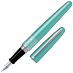 PILOT MR3 FOUNTAIN PEN AQUA DOTS MEDIUM NIB BLACK