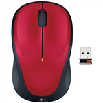 LOGITECH M235 WIRELESS MOUSE RED