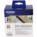 BROTHER DKN55224 NONADHESIVE CONTINUOUS PAPER ROLL 54MM X 3048MM WHITE
