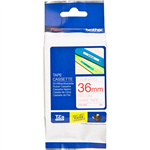 BROTHER TZE262 LAMINATED LABELLING TAPE 36MM RED ON WHITE