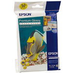 EPSON S041729 PREMIUM GLOSSY PHOTO PAPER 152 X 102MM WHITE PACK 50
