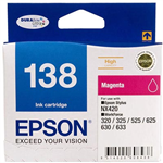 EPSON T1383 138 INK CARTRIDGE HIGH YIELD MAGENTA