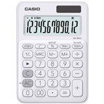 CASIO MS20UCWE MINI DESKTOP CALCULATOR 12 DIGIT WHITE