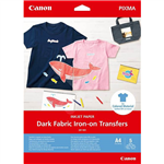 CANON DF101 IRONON TRANSFERS PAPER DARK FABRIC A4 PACK 5