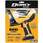 DORCY D1082 LED RECHARGEABLE SPOTLGHT 1000 LUMEN YELLOWBLACK