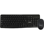 DYNAMIC TECHNOLOGY KM1918 WIRELESS KEYBOARD AND MOUSE COMBO BLACK
