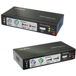 LINDY 39378 300M KVM CAT5CAT6 EXTENDER COMBO USBVGA PACK 2 BLACK