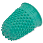 REXEL THIMBLETTES FINGER CONES SIZE 0 GREEN