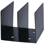 ESSELTE SWS MOULDED BOOK RACK BLACK
