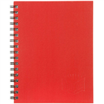 SPIRAX 511 NOTEBOOK 7MM RULED HARD COVER SPIRAL BOUND 200 PAGE 225 X 175MM RED