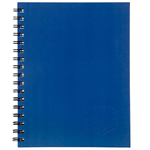 SPIRAX 512 NOTEBOOK 7MM RULED HARD COVER SPIRAL BOUND A4 200 PAGE BLUE