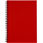 SPIRAX 512 NOTEBOOK 7MM RULED HARD COVER SPIRAL BOUND A4 200 PAGE RED