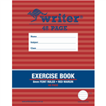 WRITER EXERCISE BOOK FEINT RULED 8MM 60GSM 48 PAGE 225 X 175MM
