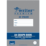 WRITER PREMIUM GRAPH BOOK 10MM 70GSM 48 PAGE A4 BOAT