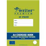 WRITER PREMIUM EXERCISE BOOK RULED 25MM 70GSM 48 PAGE A4 UMBRELLA