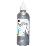 EDUCATIONAL COLOURS GLITTER PAINT 500ML SILVER