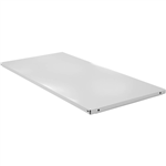 STEELCO TAMBOUR DOOR CABINET ADDITIONAL STEEL SHELF 900MM WHITE SATIN