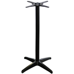 ASTORIA BAR TABLE BASE 1090MM BLACK POWDERCOAT