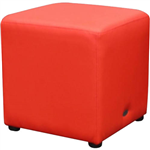 DURAFURN OTTOMAN CUBE RED