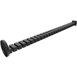 RAPIDLINE FLOOR TO UNDER DESK SNAKE 1300MM BLACK