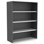 RAPID WORKER BOOKCASE 3 SHELF 900 X 315 X 1200MM WHITEIRONSTONE
