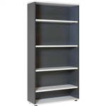 RAPID WORKER BOOKCASE 4 SHELF 900 X 315 X 1800MM WHITEIRONSTONE