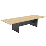 RAPID WORKER BOARDROOM TABLE 3200 X 1200MM OAKIRONSTONE