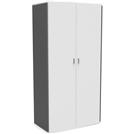 RAPID WORKER CUPBOARD LOCKABLE 1800 X 900 X 450MM WHITEIRONSTONE