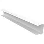 RAPIDLINE HALO PLUS BACK TO BACK WORKSTATION CROSS BAR SLEEVE WHITE