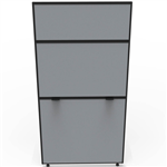 RAPIDLINE SHUSH30 SCREEN 1500H X 750W MM GREY