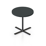 RAPIDLINE KOLO SIDE AND COFFEE TABLE 500 X 457MM BLACK TOP AND BLACK PC FRAME