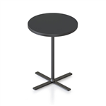 RAPIDLINE KOLO SIDE AND COFFEE TABLE 500 X 587MM BLACK TOP AND BLACK PC FRAME