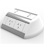 RAPIDLINE ODYSSEY 4GPO 2USB 3PIN LEAD WHITE