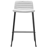 RAPIDLINE PIXEL COUNTER STOOL 630MM LIGHT GREYBLACK