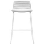 RAPIDLINE PIXEL COUNTER STOOL 630MM LIGHT GREYWHITE