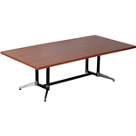 RAPIDLINE TYPHOON BOARDROOM TABLE 2400 X 1200 X 750MM CHERRY