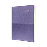 COLLINS VANESSA FY145V55 FINANCIAL YEAR DIARY DAY TO PAGE A4 PURPLE