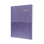 COLLINS VANESSA FY185V55 FINANCIAL YEAR DIARY DAY TO PAGE A5 PURPLE