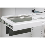 GO STEEL TAMBOUR DOOR CUPBOARD ADDITIONAL ROLL OUT SUSPENSION FILE FRAME 900MM WHITE CHINA