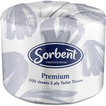 SORBENT PROFESSIONAL PREMIUM TOILET TISSUE 2 PLY 300 SHEETS CARTON 48