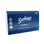 SORBENT PROFESSIONAL PERFORMANCE PLUS 25417 TAD ULTRASLIM HAND TOWEL 1 PLY 150 SHEETS CARTON 16