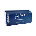 SORBENT PROFESSIONAL PERFORMANCE PLUS 25418 TAD MULTIFOLD HAND TOWEL 1 PLY 150 SHEETS CARTON 20