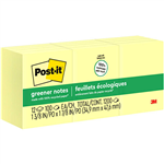 POSTIT 653RP 100 RECYCLED GREENER NOTES 35 X 48MM YELLOW PACK 12