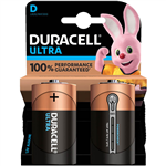 DURACELL ULTRA ALKALINE D BATTERY PACK 2