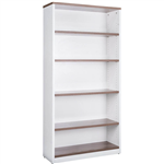 OM PREMIER BOOKCASE 900 X 320 X 1800MM CASNANWHITE