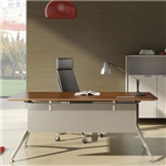 POTENZA OFFICE DESK 1800 X 800 X 750MM VIRGINIA WALNUT MELAMINE