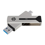 HP 911 PRO USB TYPE A AND C FLASH DRIVE 1TB SILVER
