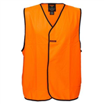 PRIME MOVER MV116 HIVIS VEST DAY USE ONLY ORANGE LARGE