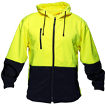 PRIME MOVER MH317 WATER REPELLENT FLEECE HOODIE YELLOWNAVY 4XL